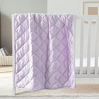 FLXXIE 43x60 Inches Down Alternative Toddler Comforter, Light Purple by FLXXIE