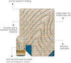 Rumpl Original Puffy Compact Throw Blanket, Mustard Fern - Image 3