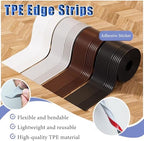 Light Blocking Strips Under Door Draft Blocker Pack of 24/20/10/6/4/2, Curtain Gap Light Blocking Strips with Adhesive, 39" Roller Blind Blackout Filling Stripping(Black,4 pcs) - Image 4