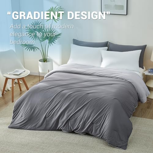 Elegear Gradient Cooling Comforter King Size for Hot Sleepers, 90" x 108" - Image 4