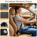 TranquilRelax 2XL Memory Foam Seat Cushion for Office Chair, Black - Image 3