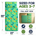 Toddler Nap Mat with Pillow and Blanket for Daycare, Preschool and School, Kids Sleeping Mat for Toddlers, Roll-Up Rest Mat, Soft, Lightweight, Washable, Ages 3-6 - Image 4