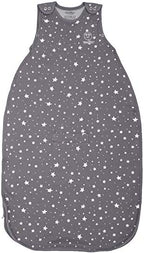 Woolino 4 Season Ultimate Baby Sleep Sack – Merino Wool Baby Sleep Bag, Organic Cotton, Temperature Regulating Wearable Blanket, Adjustable Sleep Sack 2–24 Months, All Season - Star Gray by Woolino