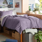 Bedsure Twin/Twin XL Duvet Cover, Double Brushed Bedding Set, Dusty Purple by BEDSURE