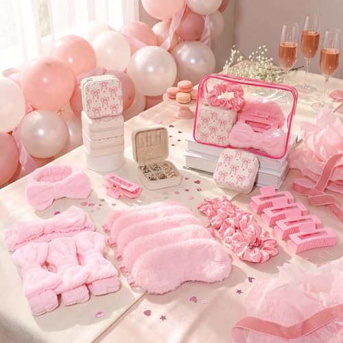 36pcs Coquette Party Favors for Girl, Spa Sleepover Party Supplies - Image 4