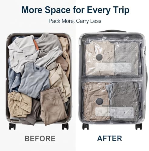 Travel Vacuum Storage Bags, Airtight Space Saver with Pump,18 Combo - Image 2