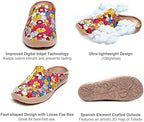UIN Slipper Woman Travel Art Painted Shoes Wide Toe Casual Home Slip On Mules Malaga - Image 7