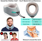 Travel Neck Pillow for Airplane: Side Support for Large Necks Without Choking - Supports 8 lbs Without Collapsing - No Sideways Slumping in Aisle & Middle Seats on Long Flights - Image 5