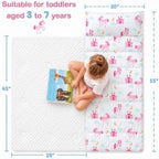 Unicorn Nap Mat for Toddlers Girls, Kids Sleeping Bag - Image 4
