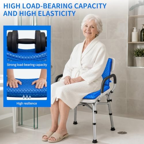 Shower Seat Cushion for People with Limited Mobility,3D Air Mesh - Image 4