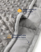 Mr. Sandman Cooling Weighted Blanket for Adults, Queen Size 15 lbs, 60″x80″ - Image 3