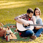 Waterproof Sandproof Picnic Mat Retro American Football Field Large Outdoor Picnic Blanket Family Camping Beach Blanket for Park - Image 4