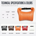 Universal Car Headrest Pillow, Memory Foam Car Neck Pillow，Brown - Image 6
