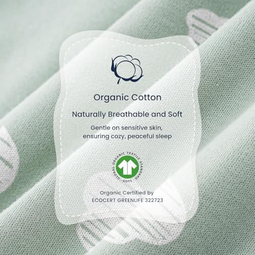 KaiyaBaby Organic Cotton Baby Sleep Sack, Long Sleeve 3.5 TOG, 6-18M - Image 4