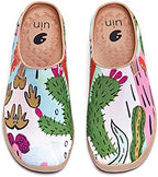 UIN Slipper Woman Travel Art Painted Shoes Wide Toe Casual Home Slip On Mules Malaga - Image 4