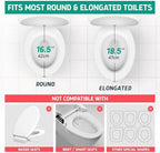 Lunderg Padded Toilet Seat Riser for Seniors - Adds 3 Inches. Universal Fit - Image 5