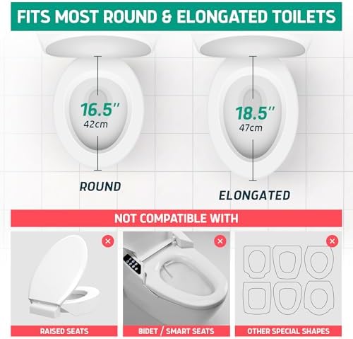 Lunderg Padded Toilet Seat Riser for Seniors - Adds 3 Inches. Universal Fit - Image 5