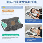 Elviros 2 Pack CPAP Pillow for Side Back and Stomach Sleepers - Image 5