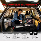 Seianders Travel Vacuum Bags with Pump for Camping, 24L and 17L, 2-Pack - Image 2