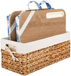LAPGEAR Designer Lap Desk – Blue French Toile, 2-Pack with Storage Basket by LapGear