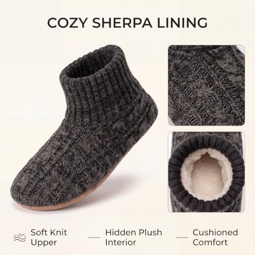 Cozylook Mens Slippers Soft Sole Indoor Slipper Socks - Image 3