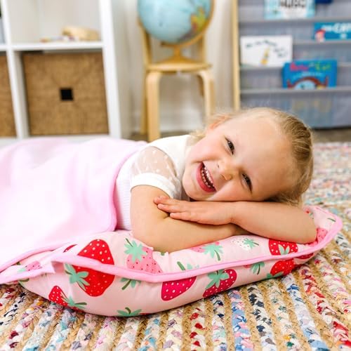Wildkin Microfiber Toddler Nap Mat with Pillow for Boys & Girls - Image 2