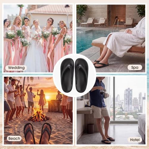 Shinymoon 12/18 Pair Pillow Flip Flop Bulk for Guest - Image 2