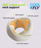 Cool Fly Airplane Travel Pillow Set. Fashion Chic Memory Foam Neck Pillow - Image 5