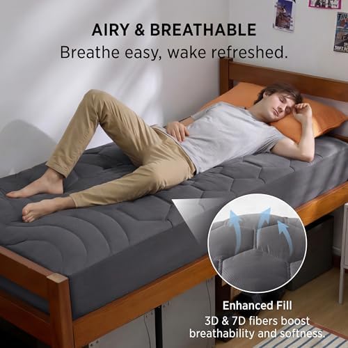Bedsure Twin XL Mattress Pad, Mattress Topper with 8-21 Inches Deep Pocket - Image 3