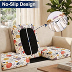 Smiry Waterproof Patio Cushion Covers, Stretch Outdoor Furniture Covers - Image 3