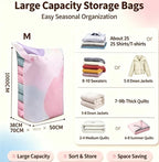 Space Creator 4 Set No-Pump 3D Vacuum Storage Bags - Image 4
