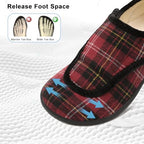 Scurtain Mens House Slippers Comfortable Wide Diabetic Orthopedic Shoes - Image 4