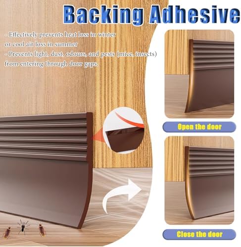 Light Blocking Strips Under Door Draft Blocker Pack of 24/20/10/6/4/2, Curtain Gap Light Blocking Strips with Adhesive, 39" Roller Blind Blackout Filling Stripping(Gray,24 pcs) - Image 2