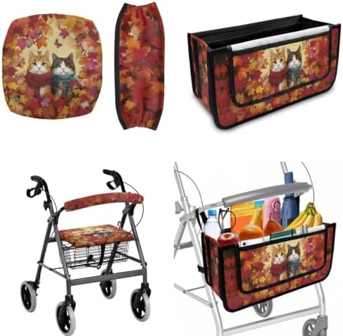 LedBack Walker Accessories Cats Walker Seat Backrest Covers Storage Bag by LedBack