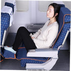 KICHOUSE Portable Airplane Foot Hammock Travel Footrest for Adults for Long Car Train and Plane Journeys Easy to Use Travel Accessory - Image 6