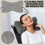 AceOrbit Dog Bone Neck Pillow Travel with Removable Cover,Gray - Image 3