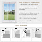 LazBlinds No Drill Cordless Cellular Shades, 39" W x 64" H, Dark Grey - Image 6