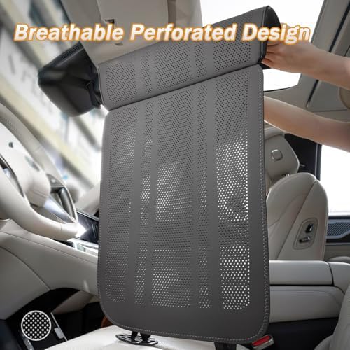 Car Seat Extender Cushion for Volvo XC60 2010-2025, C-Shape Curve Leg Support Pad, Long Travel Relieve Leg Fatigue,Brown - Image 3