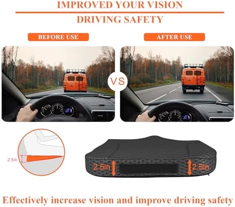 kingphenix Memory Foam Car Seat Cushion for Driving Comfort and Office Use - Image 6