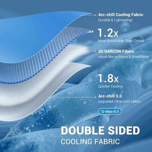 Elegear Gradient Cooling Comforter Queen Size for Hot Sleepers, 79" x 86" - Image 3