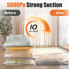 Vacuum Storage Bags for Travel with Cordless Electric Pump, 20 Pack - Image 4