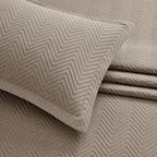IR Imperial Rooms Twin Quilt Bedding Set Camel Bedspread Wave - Image 5