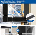 Magnetic Thermal Insulated Door Curtain Fits 72x80inch Sliding Door - Image 5