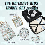 16’’ Kid’s Luggage Set with Spinner Wheels, Hardside with Suitcases,6 Piece - Image 4