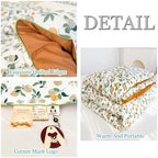 Simple Spring Comforter Full Size, Category A Maternal and Infant Grade Quilt Core - Healthy Warm Comfortable Comforter for Bedroom Living Room Bed Decor(A,150 * 200cm/59 * 79") - Image 3