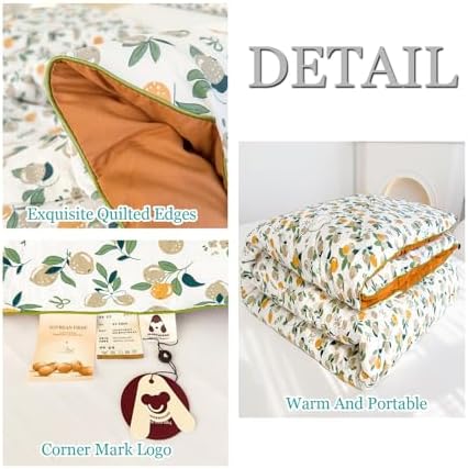 Simple Spring Comforter Full Size, Category A Maternal and Infant Grade Quilt Core - Healthy Warm Comfortable Comforter for Bedroom Living Room Bed Decor(A,150 * 200cm/59 * 79") - Image 3
