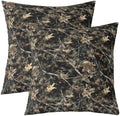 Erosebridal Camoflage Throw Pillow Covers 24x24 Set of 2 Brown Camo Hunting Cushion Cover Rustic Farmhouse Forest Lodge Throw Pillow Case for Bed Couch Sofa Retro Country Cabin Home Decor by Erosebridal