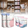 Vacuum Storage Bags - No Pump, Space Saver for Clothes (M+L-4 pack) by linseyCove