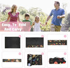 Picnic Blankets Extra Large Waterproof, 80"x 80" Dark Floral Beach Mat with Corner Pockets Windproof Sandproof Foldable Portable 3-Layer Mat Darker for Wet Grass,Parks,Music Festival,Camping,Concerts - Image 5