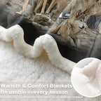 Sleepwish Throw Blanket, Gold Fluffy, Twin - Image 4
